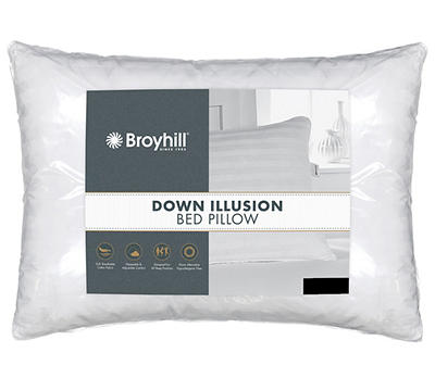 White Down Illusion Jumbo Pillow
