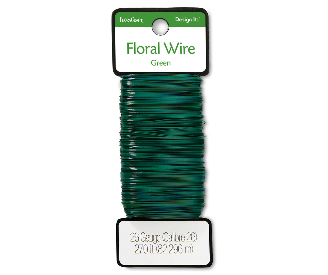 O'Creme 14 Light Green Floral Wire, 50 Pieces - 26 Gauge | Bakedeco