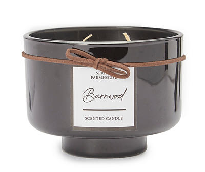 Barnwood Black Raised-Base Jar Candle, 7.5 oz.