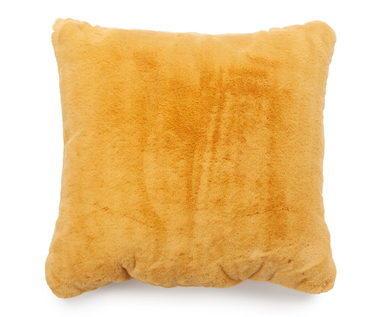 Gold fur shop throw pillows