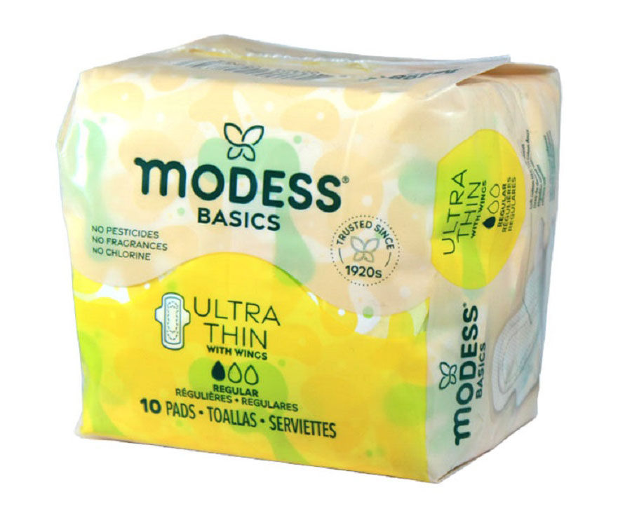 modess-basics-ultra-thin-regular-maxi-pads-with-wings-10-pack-big-lots