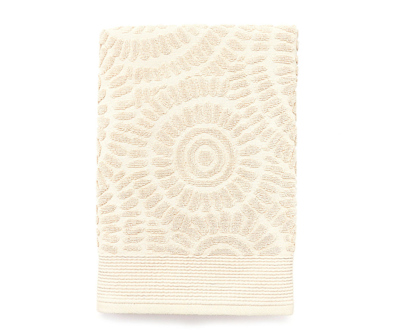 Silver Cloud Burst-Texture Bath Towel