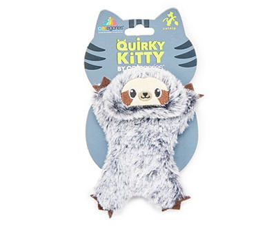 Gray Sloth Flat Cat Toy