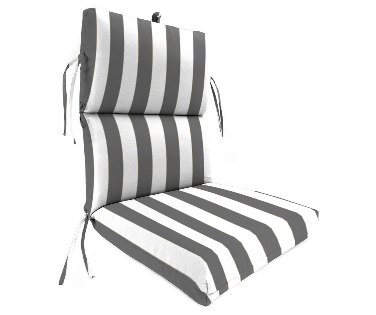 Striped outdoor hotsell chair cushions