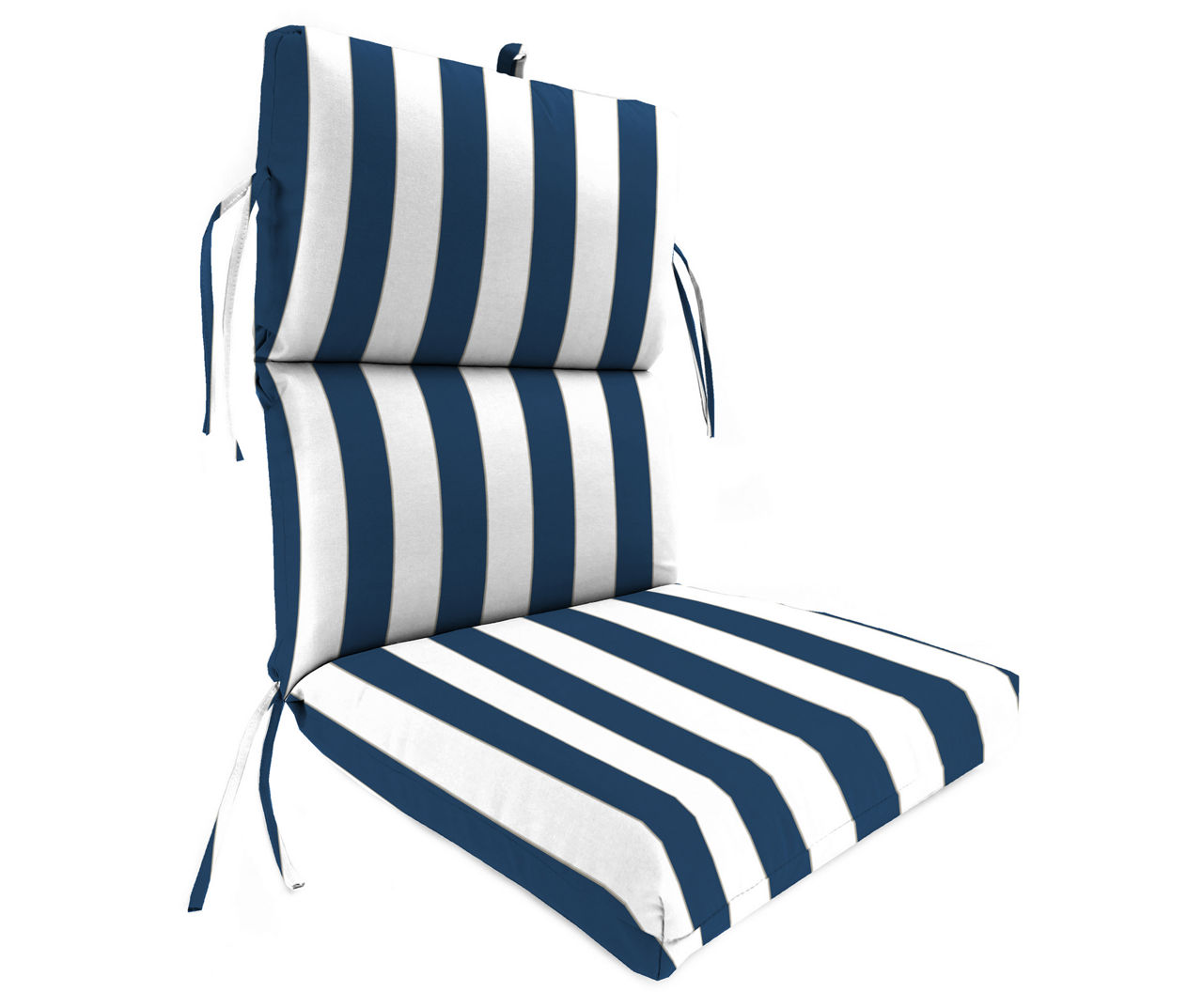 Congo Navy Stripe Outdoor Chair Cushion