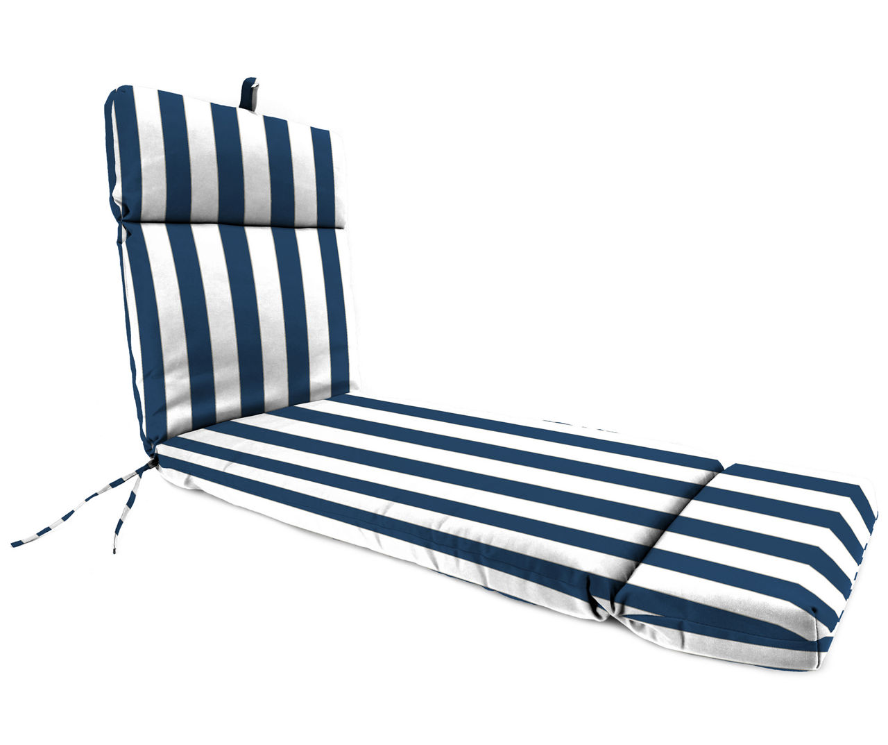 Congo Navy Stripe Outdoor Chaise Cushion