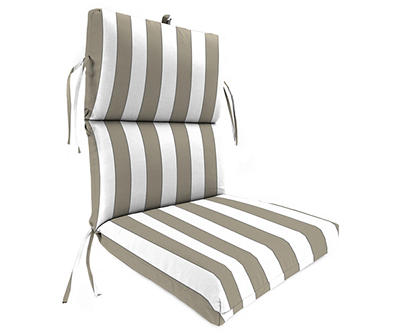 Jordan Manufacturing Congo Stripe Outdoor Chair Cushion