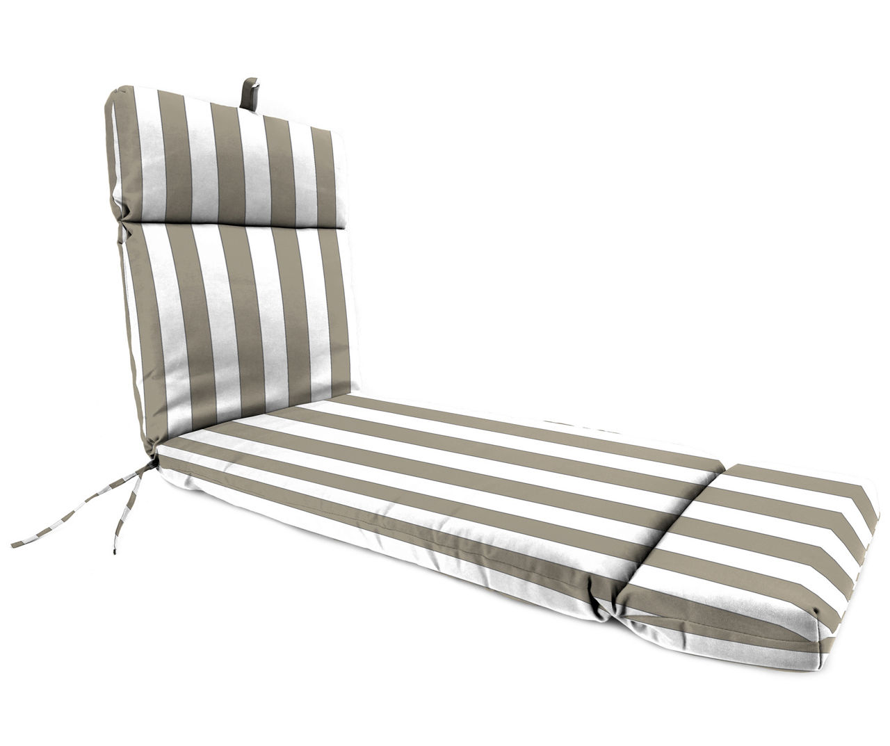 Congo Tan Stripe Outdoor Chaise Cushion