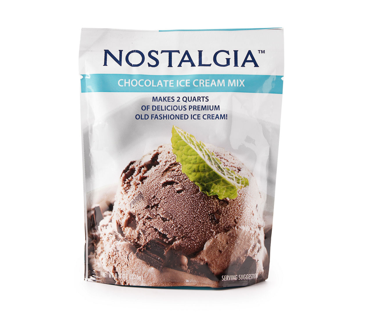 Nostalgia 8 Oz. Chocolate Individual Ice Cream Packets - Power