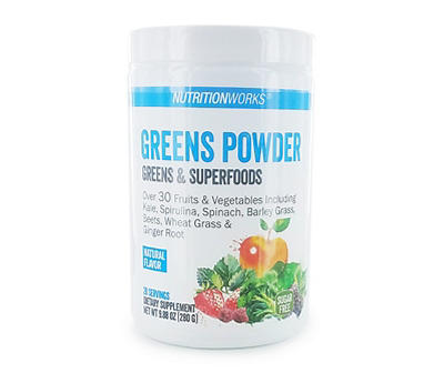 Natural Super Greens Powder, 9.88 Oz.