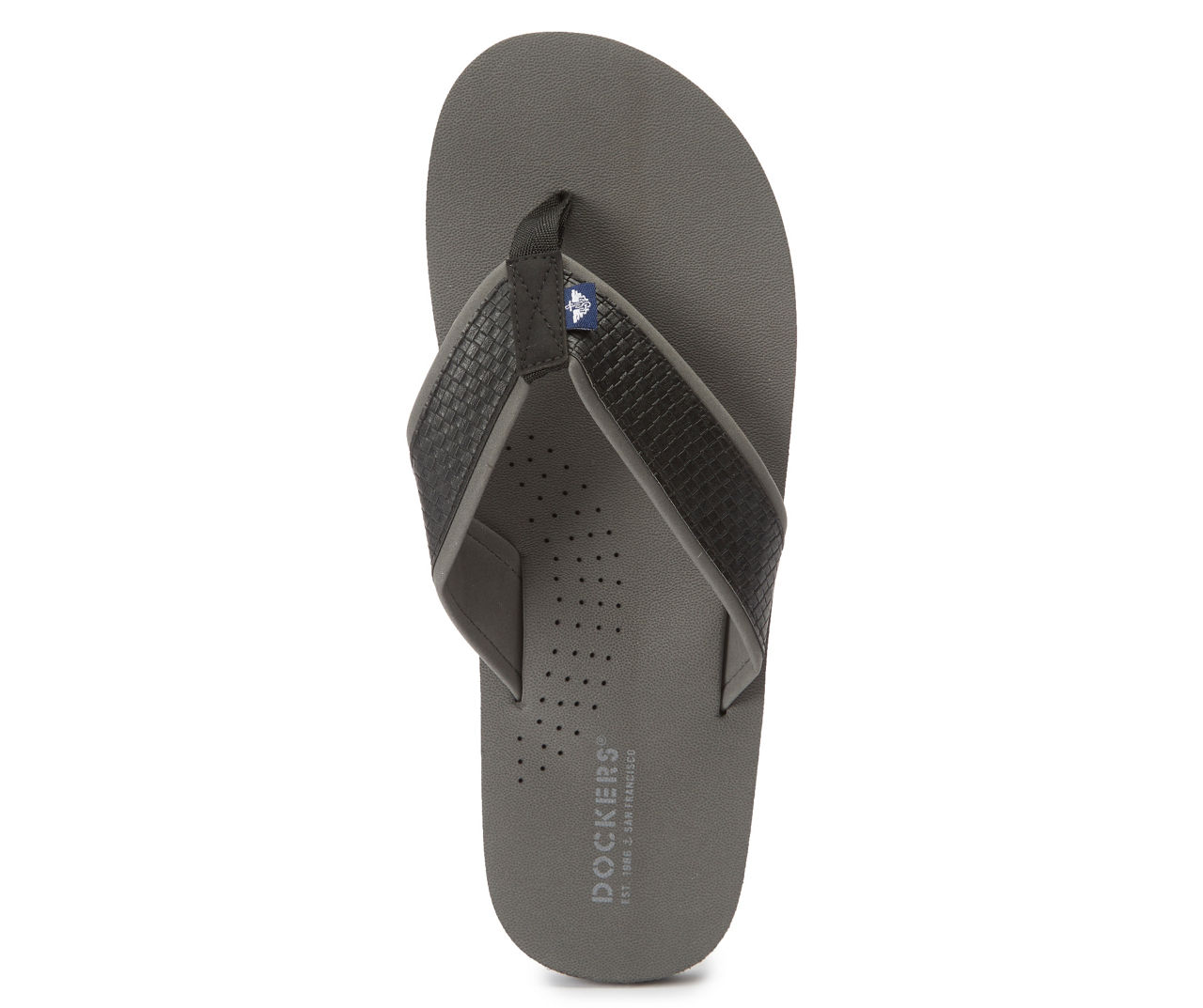 Dockers Dockers Men s Faux Leather Strap Thong Sandal Big Lots