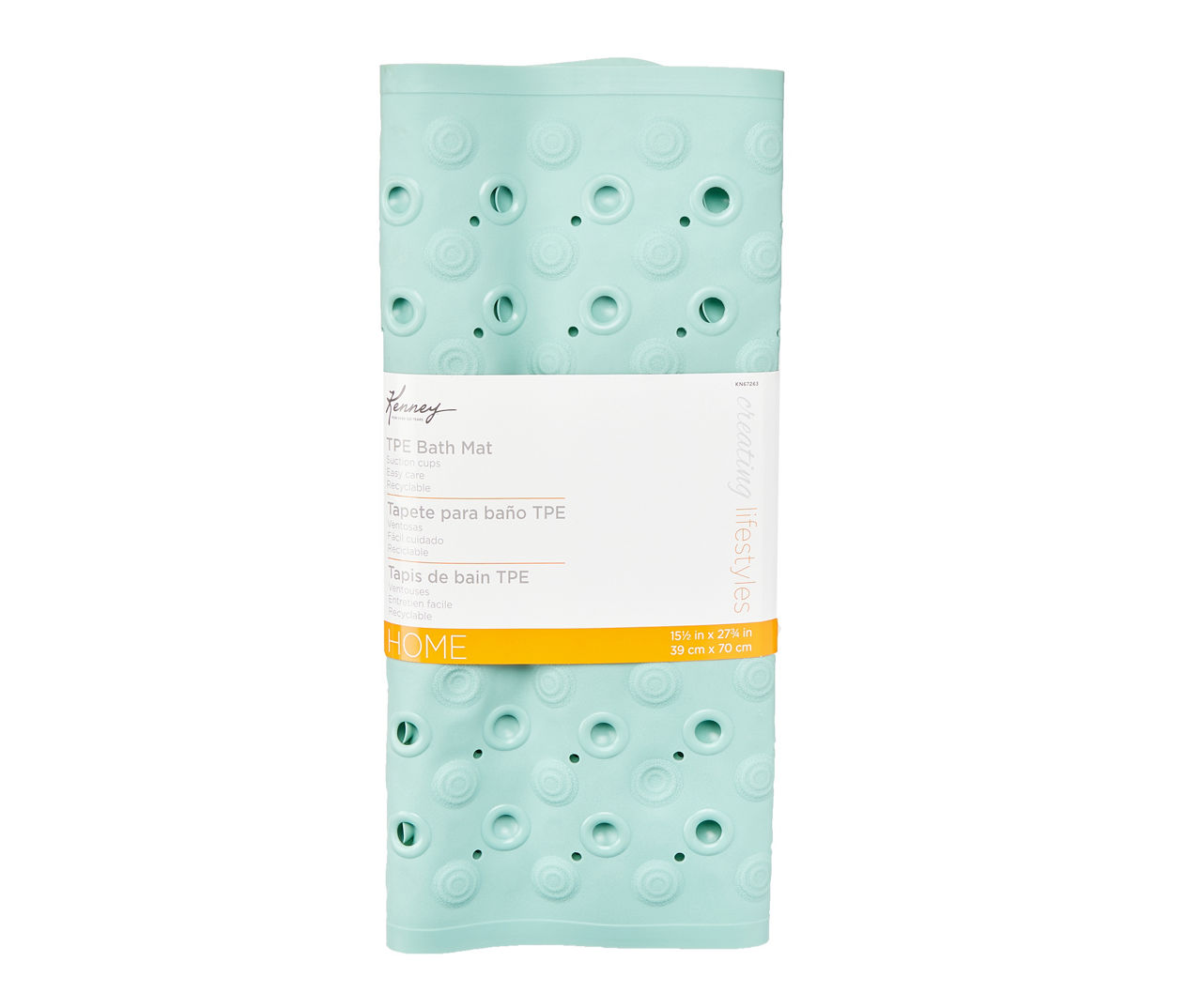 Kenney Blue NonSlip Bath Mat Big Lots