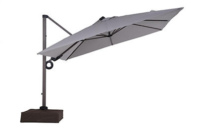 9.6' Eastlake Offset Patio Umbrella with Base