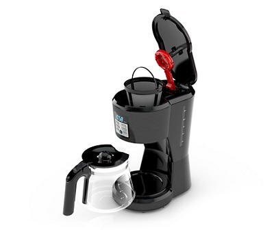 Black 12-Cup Coffee Maker