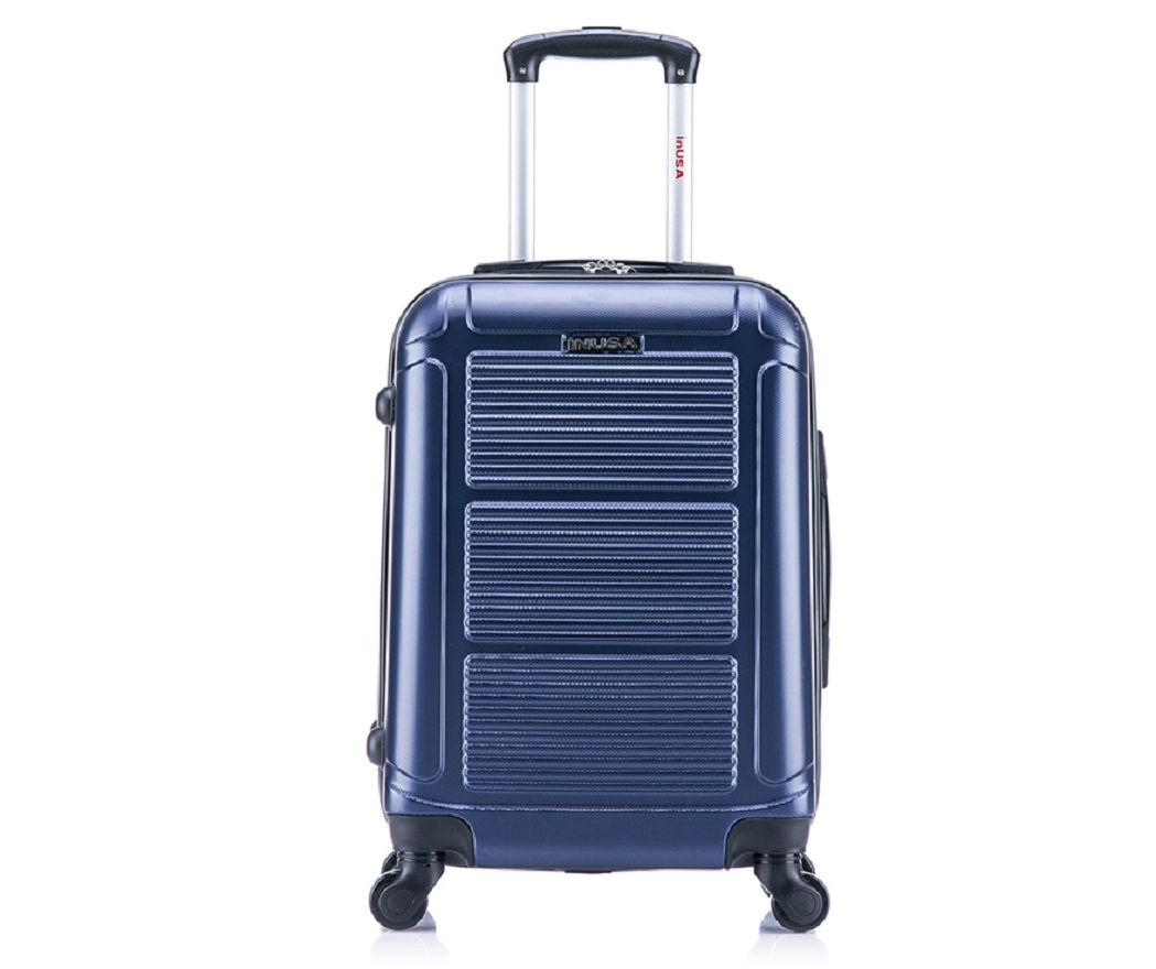 Pilot Blue Ridged-Panel Hardside Spinner Carry-On Suitcase, (20")