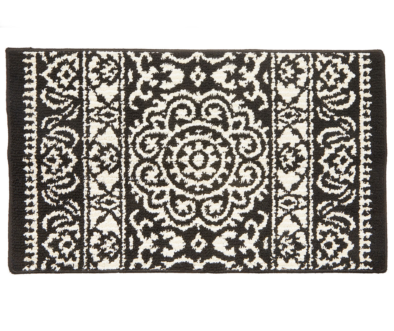 Broyhill Broyhill Black & White Ornate Fascination Accent Rug | Big Lots