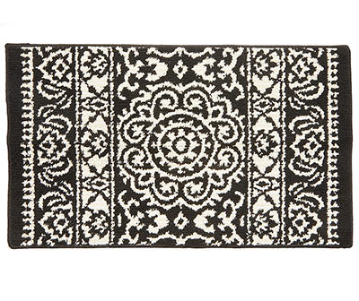 Broyhill Black & White Ornate Fascination Accent Rug