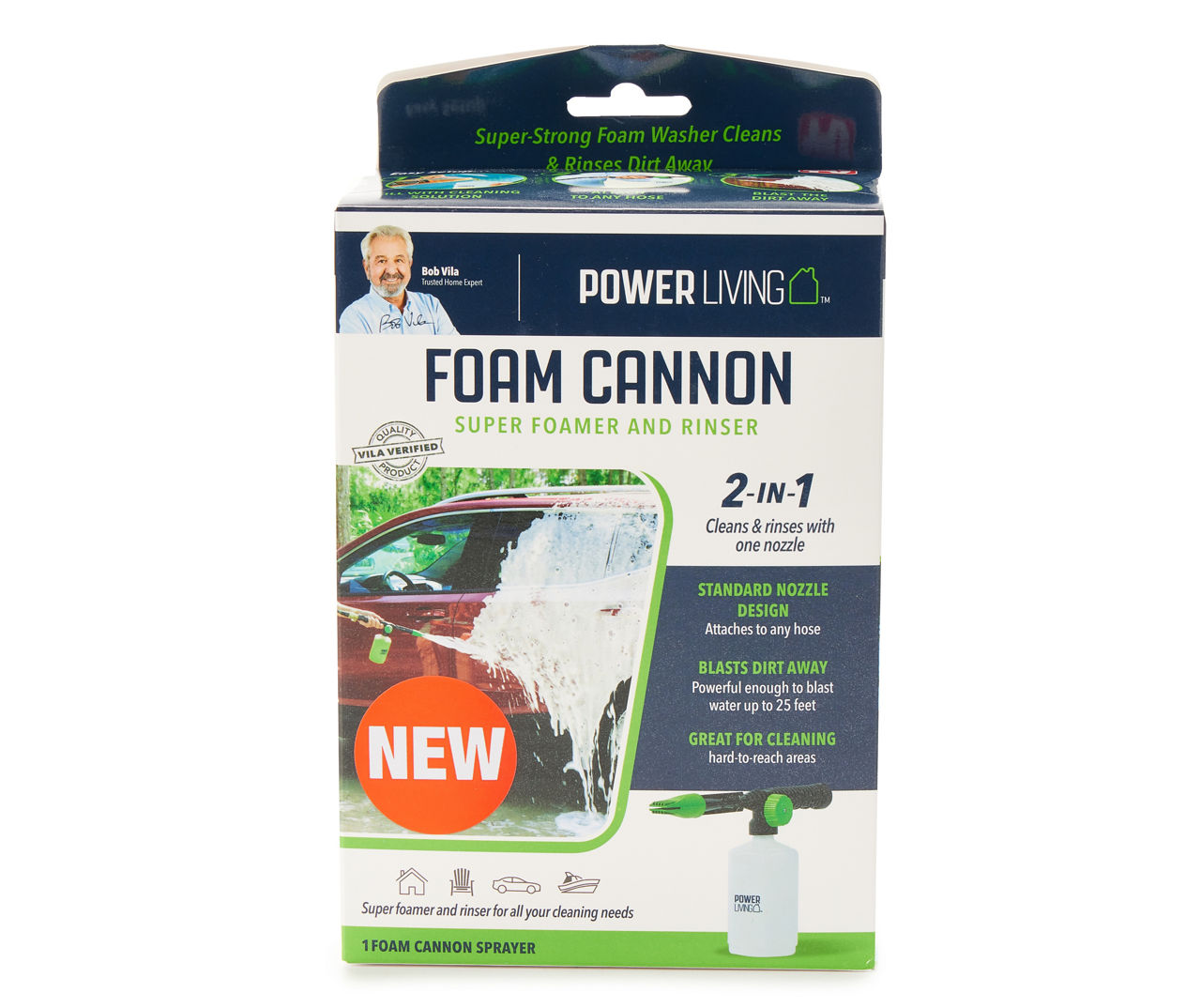 Bob Vila Power Living Foam Cannon