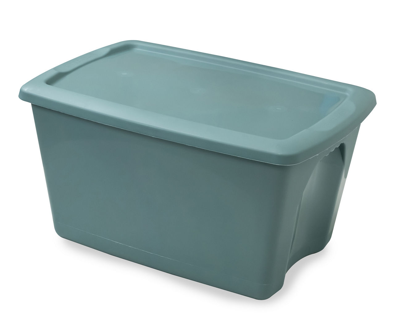 Slate Blue Small Plastic Storage Bin