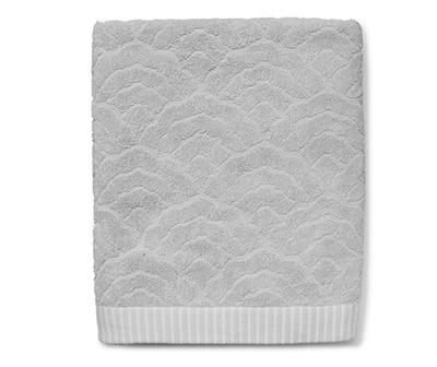 Broyhill Textured Fan Pattern Bath Towel