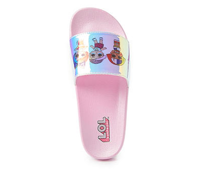 L.O.L. Surprise! Kids' Pink Iridescent Characters Slide
