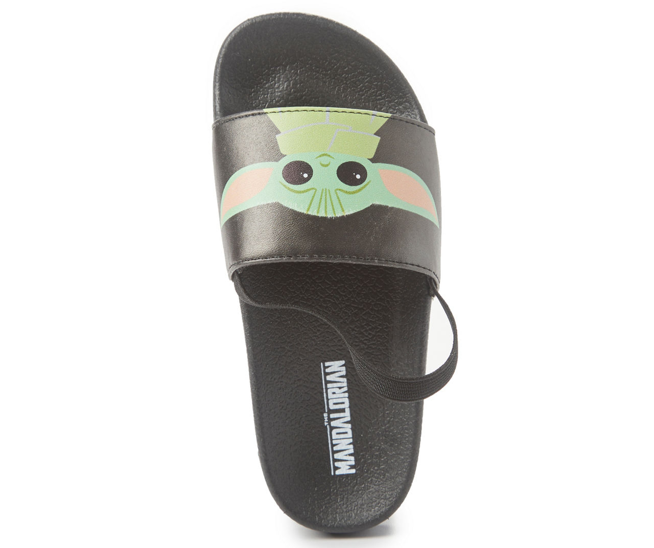Toddler 9/10 Black Grogu Heel-Strap Slide