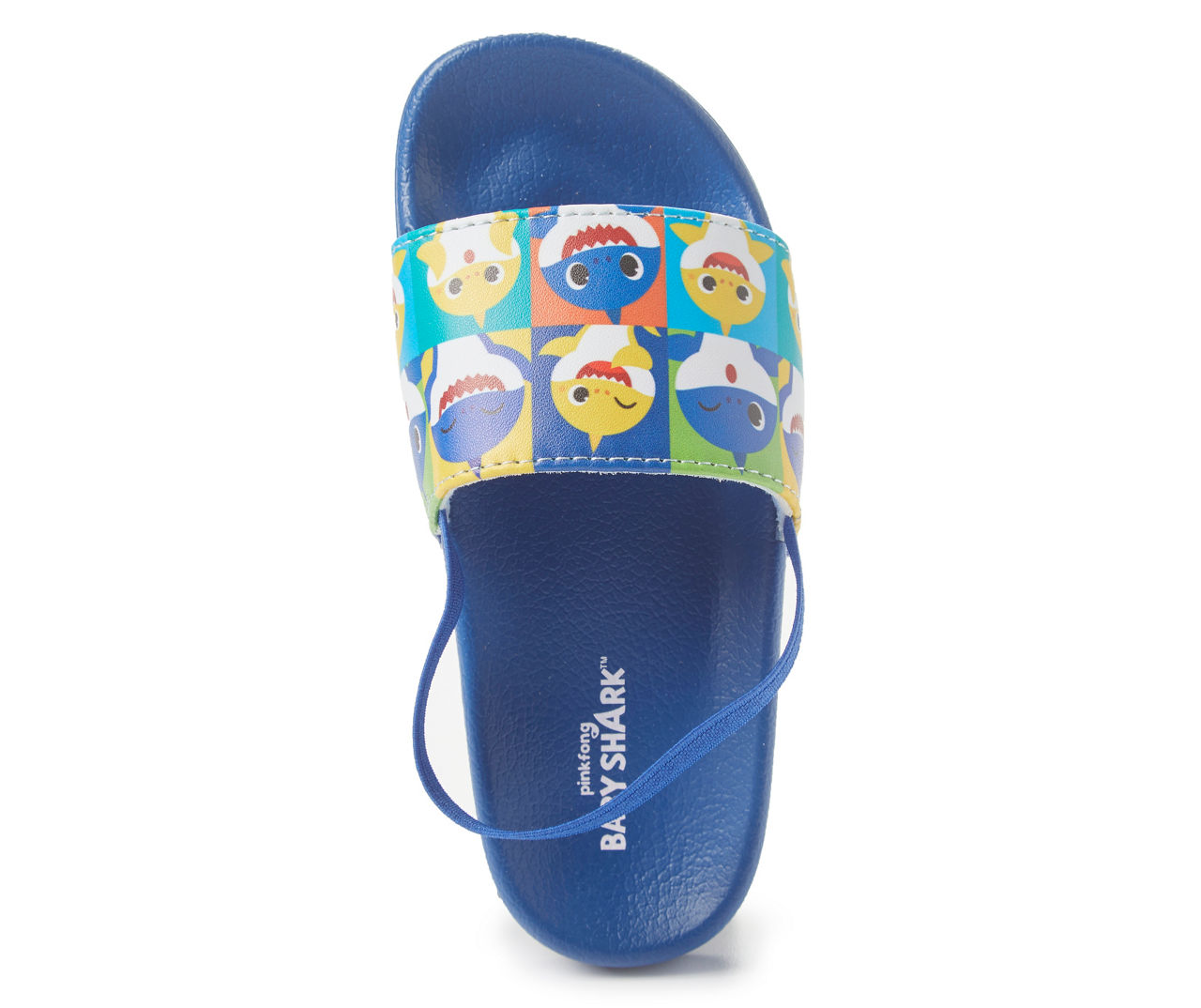 Toddler 9/10 Blue Shark Family Heel-Strap Slide