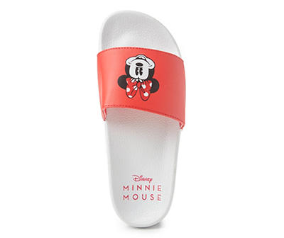 Minnie Mouse Kids' Red & White Minnie Slide