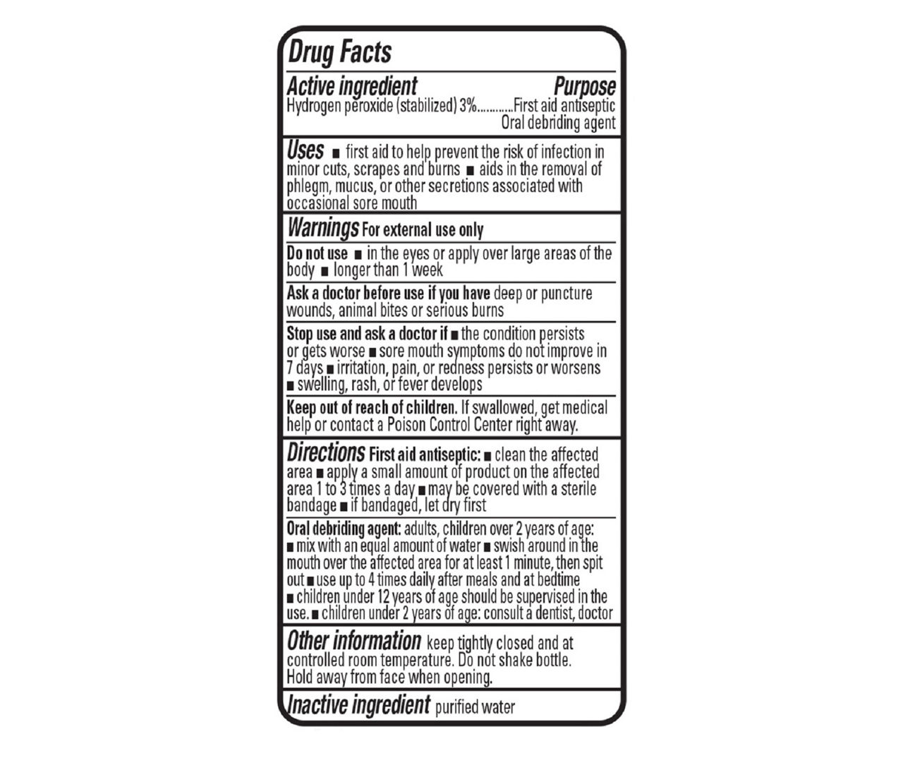 Hydrogen Peroxide Swan Topical, 32 oz, Pack of 2