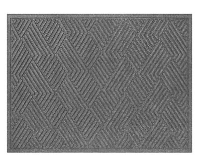 Vanguard Smoke Geometric Texture Doormat