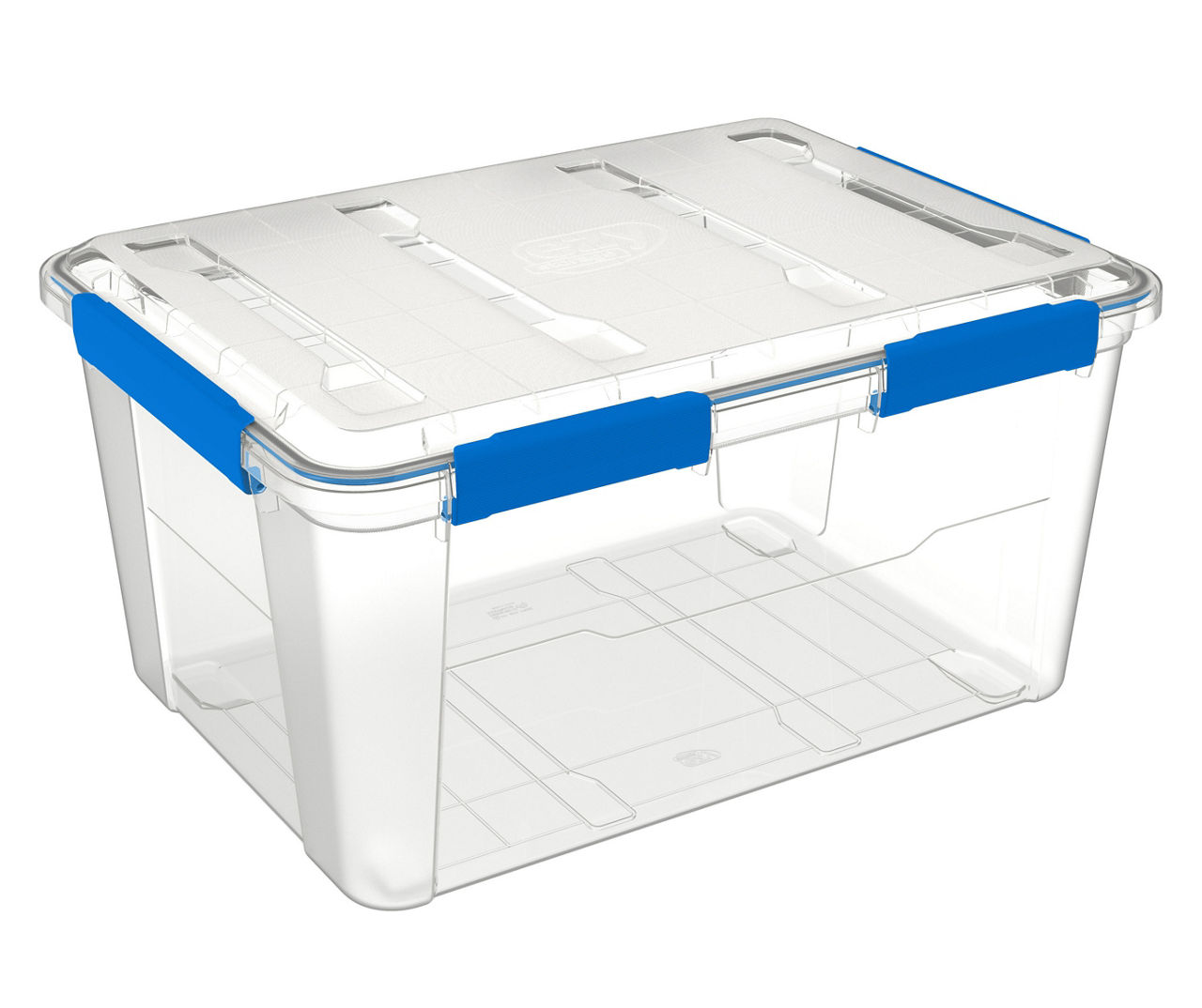 Sterilite 80 Quart Gasket Box, Stackable Storage Bin with Latching