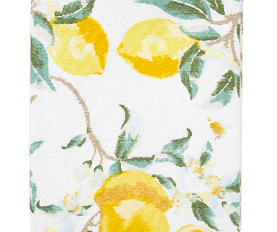 White & Yellow Lemons Kitchen Towel, 2-Pack