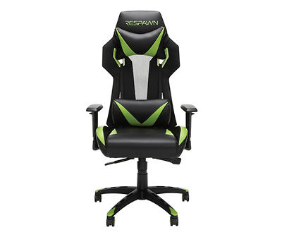 205 Black & Green Mesh Racing Gaming Chair