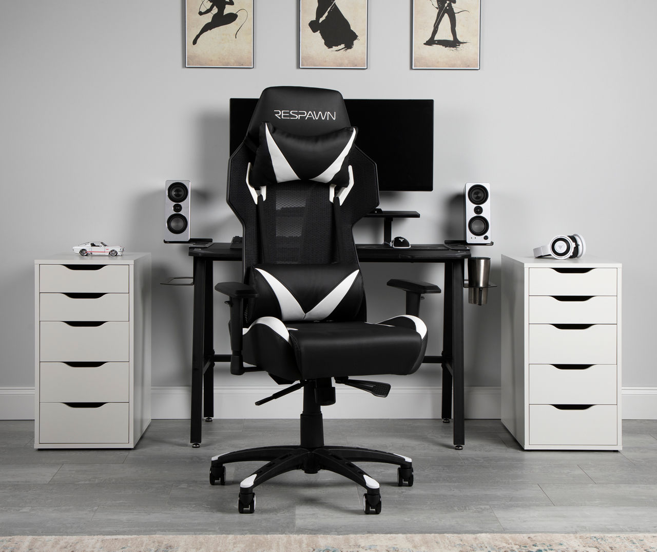 White respawn gaming discount chair