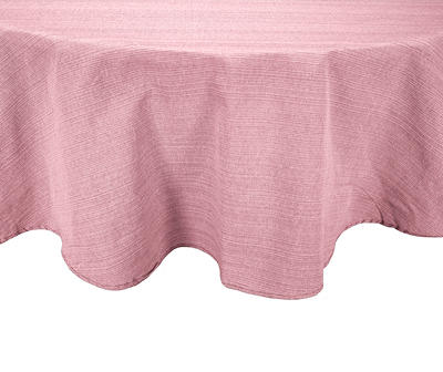 Bossanova Red Texture-Stripe Fabric Tablecloth