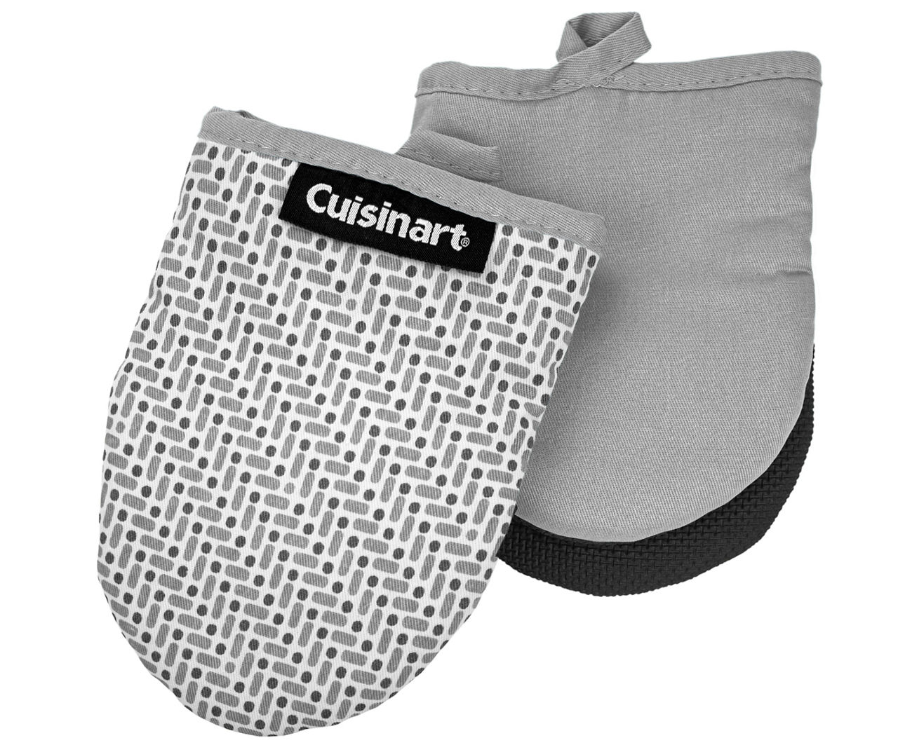 Cuisinart Red Patterned Silicone Oven Mitt 