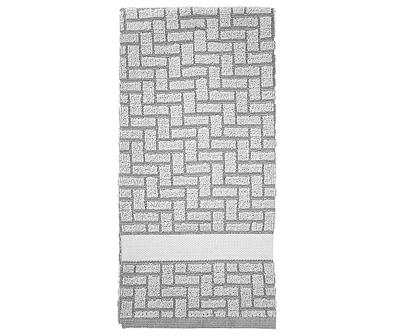 Cuisinart - High-Rise Brick Pattern Kitchen Towel, 2-Pack