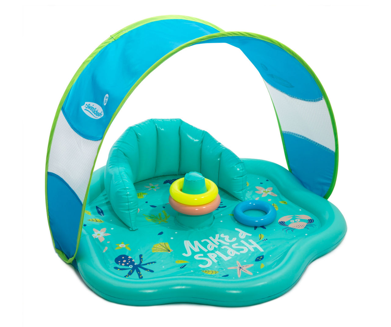 Swim school store splash play mat