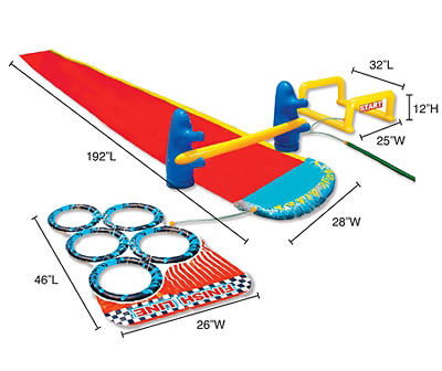 Aqua Blast Inflatable Water Slide & Obstacle Course