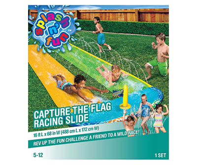 Capture The Flag Racing Water Slide