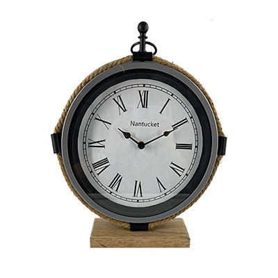 BHE CE 12IN NANTUCKET CLOCK W ROPE