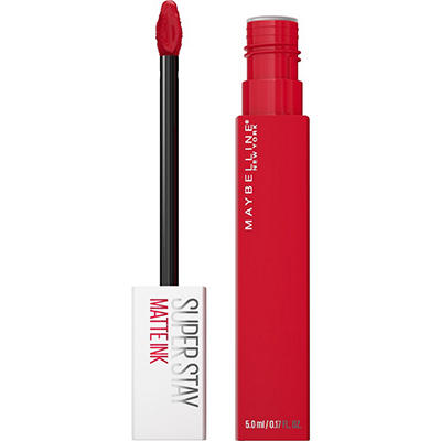 Maybelline Super Stay Matte Ink Liquid Lipstick, Lip Makeup, Shot Caller, 0.17 fl. oz.
