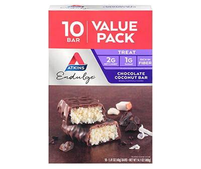 Atkins Endulge Chocolate Coconut Treat Bars 10-1.41 oz. Bars