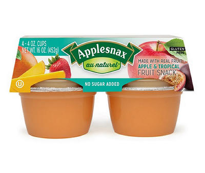 Tropical Unsweetened Applesauce, 4-Pack