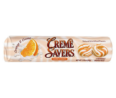 Creme Savers Orange & Creme Hard Candy, 12-Pack