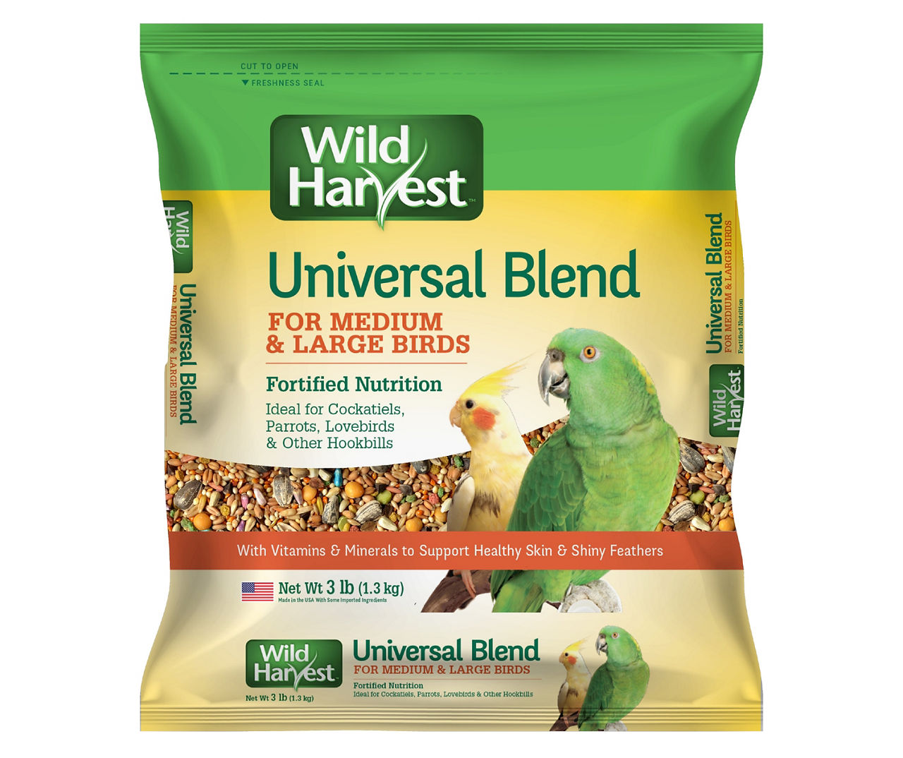Universal Blend Bird Food For Medium & Large Birds, 3 Lbs.