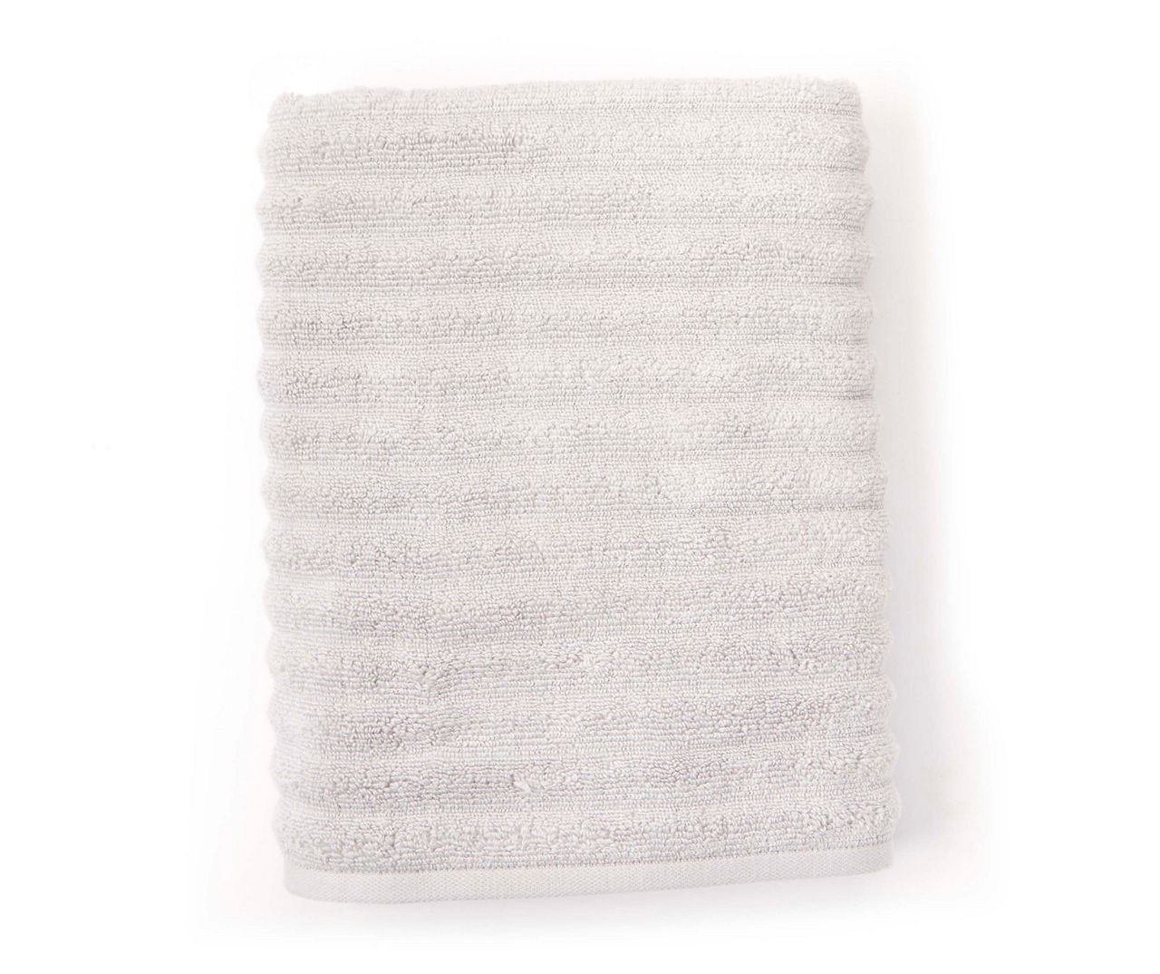 Harbor Mist Textured Stripe Bath Towel