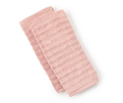 Textured Stripe Hand Towel, 2-Pack