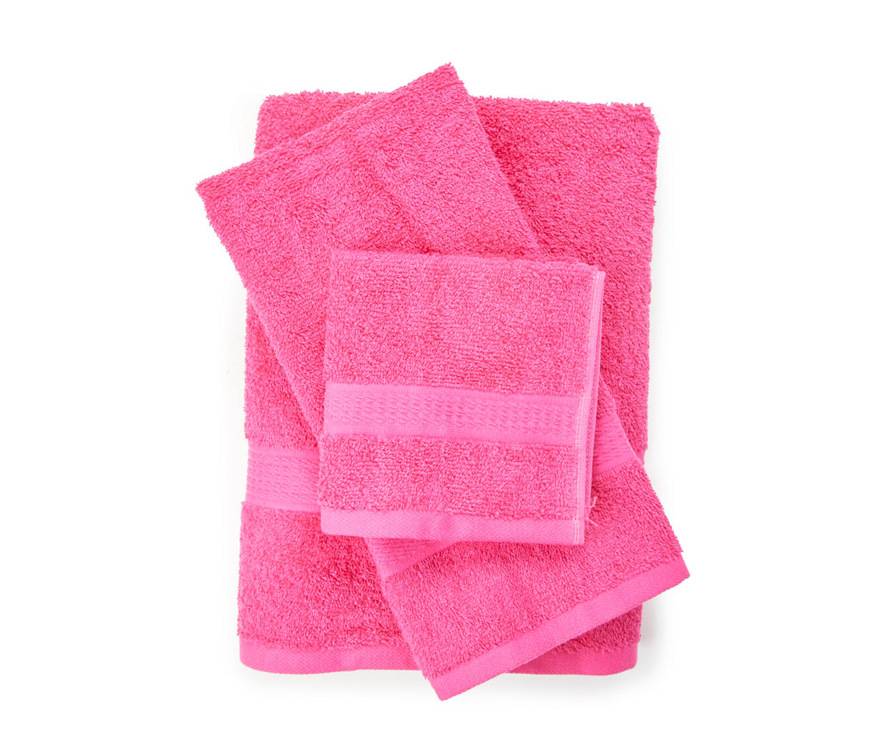 Real Living Hot Pink Bath Towel