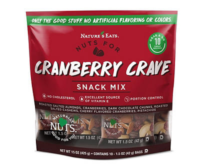 Nuts for Cranberry Crave Snack Mix, 10-Pack